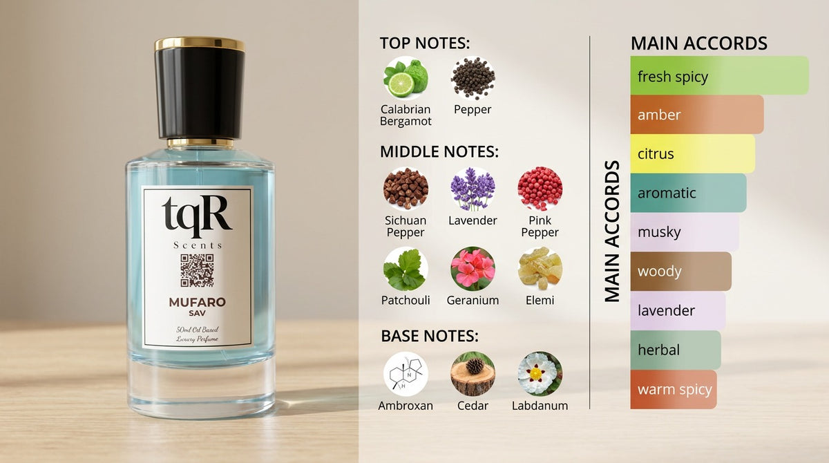 Mufaro | Men’s Oud Fragrance by tqR