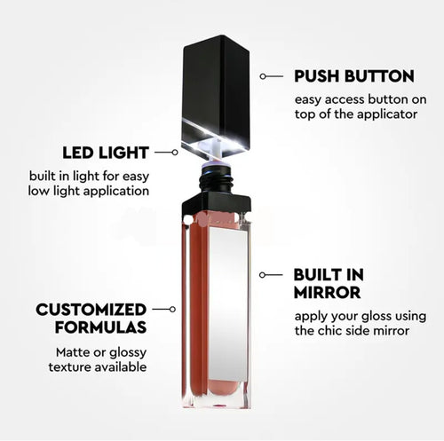 Lip gloss - LED lights & mirror